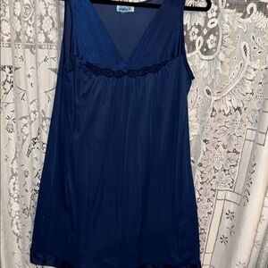 Vanity Fair Deep Blue Chemise
